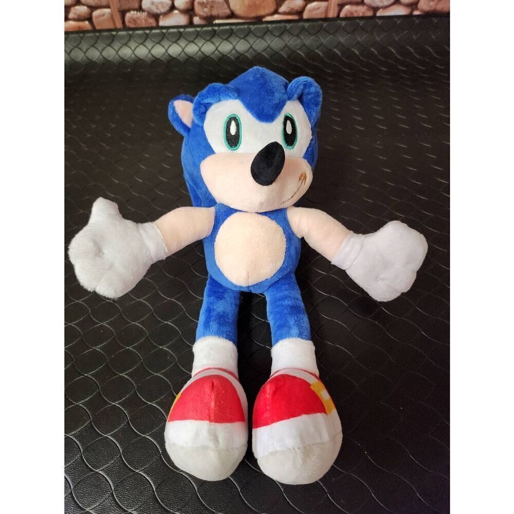 Sonic The Hedgehog With Suction Cup Window Cling Plush #B13